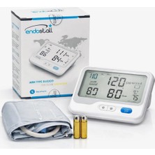 Endostall Dijital Tansiyon Aleti Koldan Ölçüm Otomatik Tansiyon Ölçer Büyük Ekran Hafızalı Nabız Ölçer Who Göstergeli Ev Tipi Tansiyon Cihazı