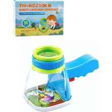 Temel Böcek Toplama ve Inceleme Aracı, 5x Mercekli Çocuk Böcek Gözlem Yakalama Seti
