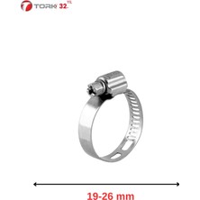 Tork Hortum Kelepçe 19-26MM - 10 Adet