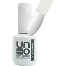 Uno Gel Polısh Super Whıte 15 Ml.