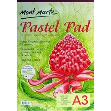 Mont Marte Pastel Pad 180gr. 4 Renk, A3, 12 Yaprak