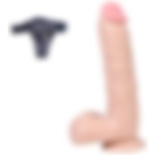 Lovetoy Belden Bağlamalı Protez Penis Strapon 21Cm