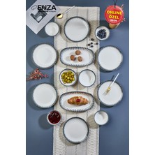 Kahramanlar Defne Porselen Kahvaltı Takımı 14 Parça