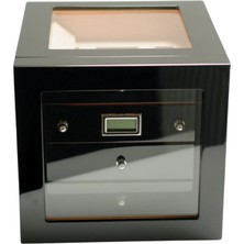 Parmida Siyah Humidor 3 Katlı Puro Saklama Kutusu PHUM0250