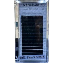 Nagaraku Ipek Kirpik 0.07C 14MM Sgs Msds LJ011