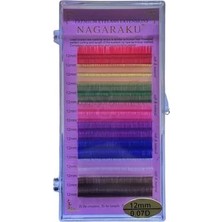 Nagaraku Renkli Kirpik 12MM 0.07D 7723