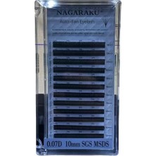 Nagaraku Ipek Kirpik 0.07D 10MM Sgs Msds LJ019