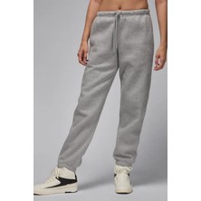 Nike Jordan Brooklyn Fleece Loose Fit Women's Jogger Kadın Eşofman Altı Gri