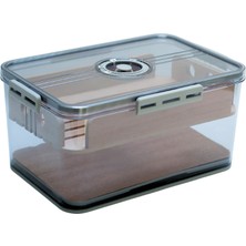 Parmida Şefaf Humidor Puro Saklama Kutusu PHUM0272