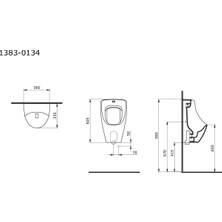 Bocchı Bocchi - Taormina Arch Fotoselli Elektrikli Pisuvar Mat Gri - 1383-006-0134