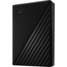  wd 4tb my passport wdbpkj0040bbk-wesn 2.5" usb 3.2 siyah harici harddisk