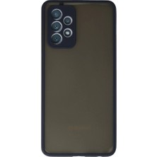 Erdo Ticaret Buğz Samsung Galaxy A72 Kılıf Montreal Silikon Kapak - Lacivert