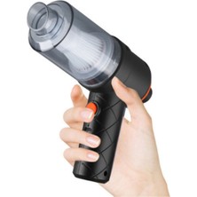 Proseg Pr-As01 3000Pa Şarjlı 1200 Mah Batarya Siyah Araç İçi El Süpürgesi