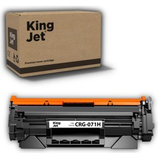 Kingjet Canon Uyumlu (071H) CRG-071H Yüksek Kapasiteli Muadil Toner Çipli