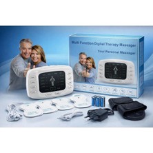 Genel Dijital Terapi Masaj Cihazı Tens Ems Elektroterapi Aleti Çok Fonksiyonlu Kas Stimülatörü LCD Ekranlı Ağrı Giderici Masaj Makinesi