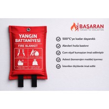 Yangın Battaniyesi / Fire Blanket /    (1x1 - 1X1.5 - 1.5x1.5 - 1.5x2 - 2x2 Metre) Özel Ölçü Imalatımız Mevcuttur .