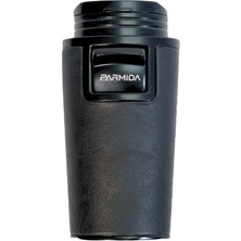 Parmida Çift Torch Pürmüz Delicili Gövdesi Deri Siyah Metal Puro Çakmağı