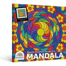 Art Terapi Mandala Yayınları Mandala Yetişkinler Için Boyama Kitabı Büyülü Desenler Kendin Çiz/boya