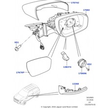 Viewmax Bmw Range Rover Evoque 2011-2019 Dış Dikiz Aynası Sağ  (Oem NO:LR025183)