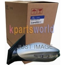 Viewmax Kore Accent 2007-2011 Sol Dikiz Aynası Komple Isıtmalı Astarlı Tıp (Oem NO:876101E1405S)