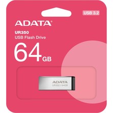 Adata Ur350-64G 64Gb Usb 3.2 Gen1 Metal Flash Bellek