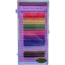 Nagaraku Renkli Kirpik 14MM 0.07C 7725