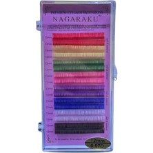 Nagaraku Renkli Kirpik 13MM 0.07D 7727