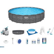 Bestway® Apx 365™ 561JZ Yuvarlak Prefabrik Havuz Seti 6,71 M x 1,32 M BW581