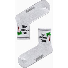 Carnaval Socks Do Nothıng Club Yazılı Desenli Renkli Spor Çorap