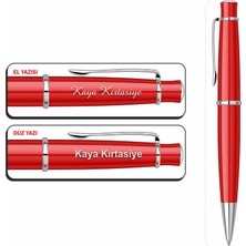 Isminize Özel Scrikss 62 Kırmızı Tükenmez Kalem