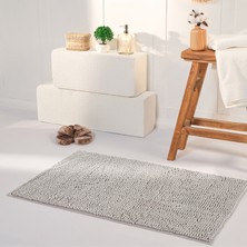 Kaşmir Home Soft Makarna Banyo Paspas Gri 60X100 cm