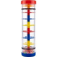 Temel Şeffaf Rainmaker Yağmur Sesi Çubuğu Renkli 20 cm