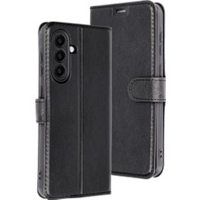 Erdo Ticaret Buğz Samsung Galaxy A26 Kılıf Trend S Plus Kapaklı Kılıf - Siyah