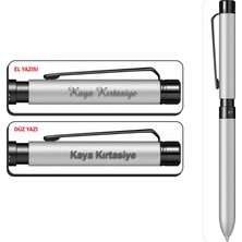 Isminize Özel Scrikss 83 Trıo Sport Gümüş Gri Multifonksiyon Kalem