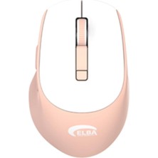 Elba B554 Pembe-Beyaz 6D 2.4Ghz Kablosuz Mouse