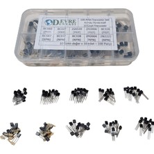 Devre Dünyası 100 Adet Transistör Seti Kutulu To-92 Kılıf 10 Farklı Transistör Çeşidi
