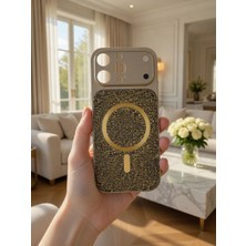 KumOziShop iPhone 16 Promax Uyumlu Magsafe Özellikli 17 Görünümlü Kamera Korumalı Elmas Taşlı Premium Kılıf