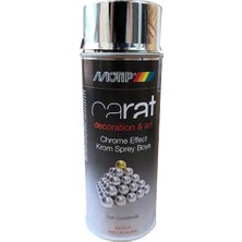 Motip Deco Parlak Lake Krom Efekti 400 ml Ral 95342 Krom Renkli Boya İçin Hızlı Kuruma