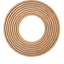 Dekolobi 8'li Ham MDF Halka Makrome Düş Kapanı 30 cm Boyanabilir Koku Bırakmaz