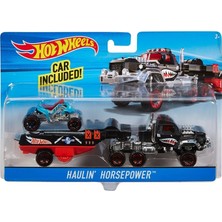 Hot Wheels Taşıyıcı Tırlar Haulin Horsepower Temalı Çocuklar İçin Eğlenceli Oyun Seti