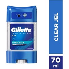 Gillette Stick Roll-On Antiperspirant Deodorant 70ML Power Rush 48 Saat Koruma Sağlar