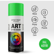Badem10 RAL6018 Yeşil Prof. Sprey Boya Metal Ahşap Taş Plastik ve Cam Yüzeylere Uygun Spray Boya 400 ml