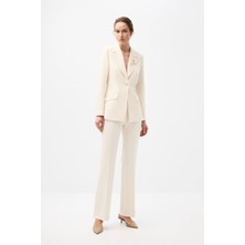 SHN Ekru Blazer Ceket Takım