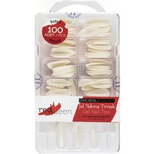 Redqueen Jel Tırnak Badem RQ-1454 Beyaz