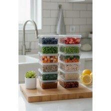 Sb Shopping 12’li Kapaklı Derin Saklama Kabı Buzdolabı Düzenleyici 1.5 Lt