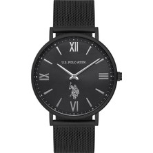 U.S. Polo Assn. Erkek Kol Saati USPA1024-08 Siyah Kasa Ve Kordon İle 5 ATM Suya Dayanıklı