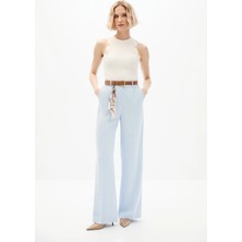 SHN Mavi Kemerli Pantolon