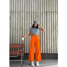 Zeo Basic Dizleri Pile Detaylı Paraşüt Pantolon