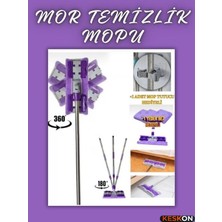 Keskon Mikrofiber Yer Mopu – Yedek Bez ve Mop Tutucu Hediye | Pratik ve Hijyenik Temizlik Çözümü