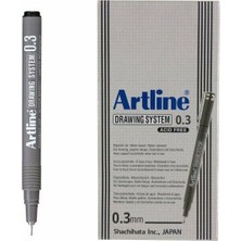 Artline 2303 0,03 mm Siyah Çizim Kalemi 12'li Set Kalemler İçin Yüksek Kalite